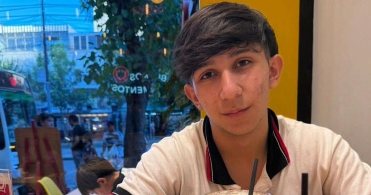 Imagen difundida durante la busqueda del adolescente hallado sano y salvo en San Juan