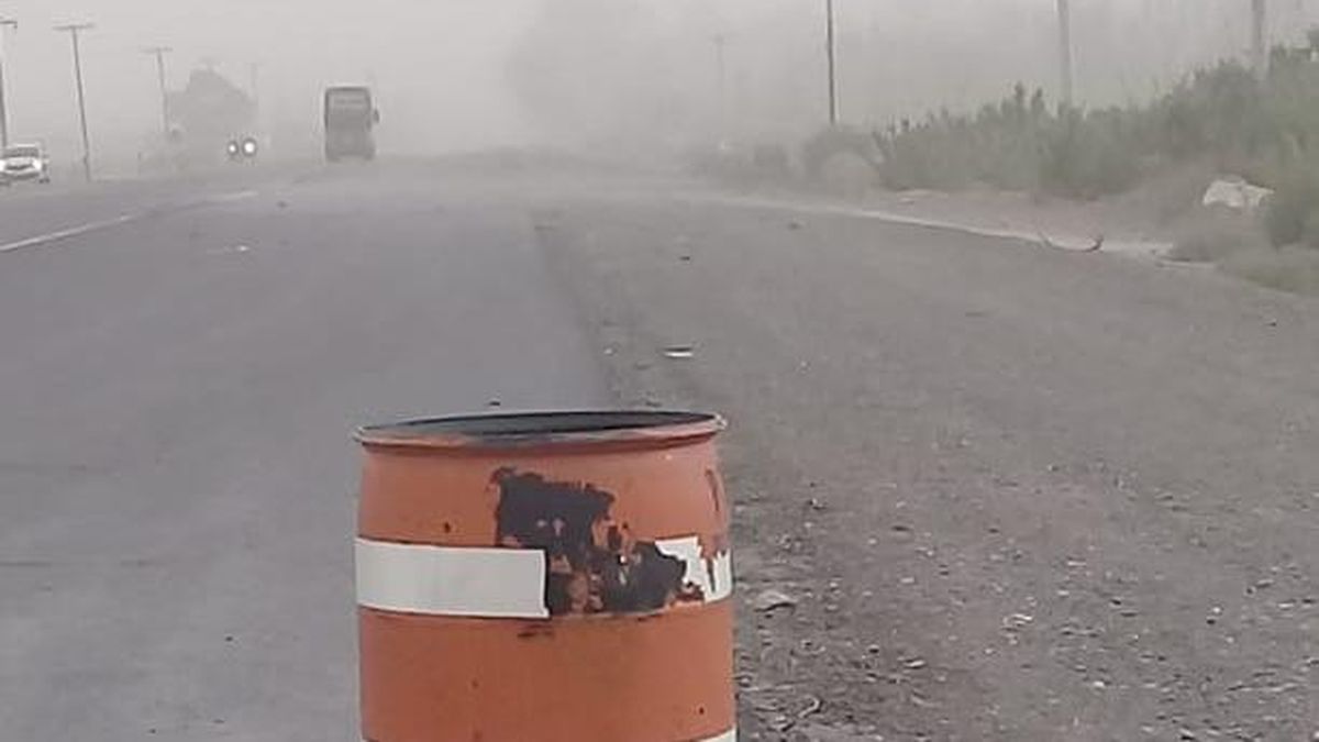 Cielo ventoso en San Juan durante una jornada con alerta por fuertes rafagas