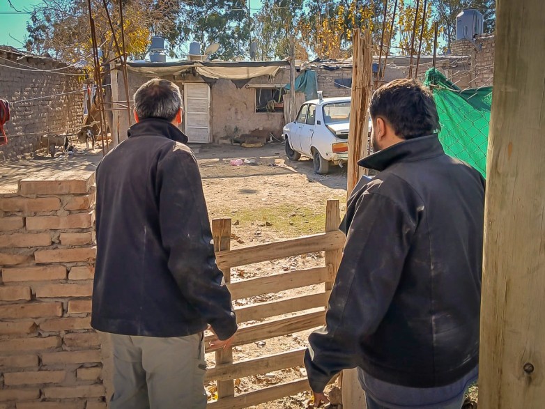 Operativo preventivo por bajas temperaturas en sectores vulnerables de San Juan