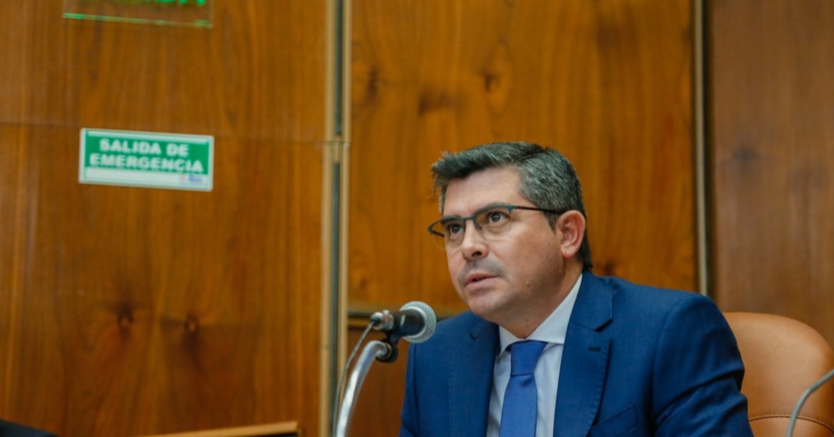 Marcelo Orrego en una actividad oficial en San Juan