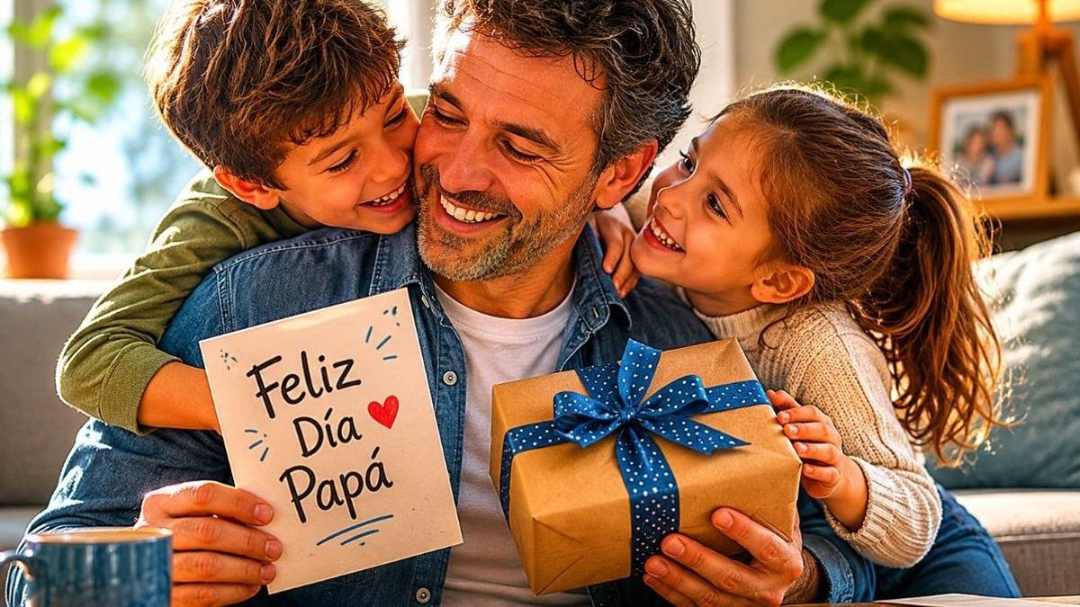 Promocion municipal en Chimbas por el sorteo Papa Mundial del Dia del Padre
