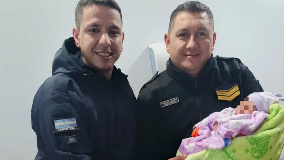 Policias de Chimbas asistieron un parto de urgencia en el barrio San Cayetano