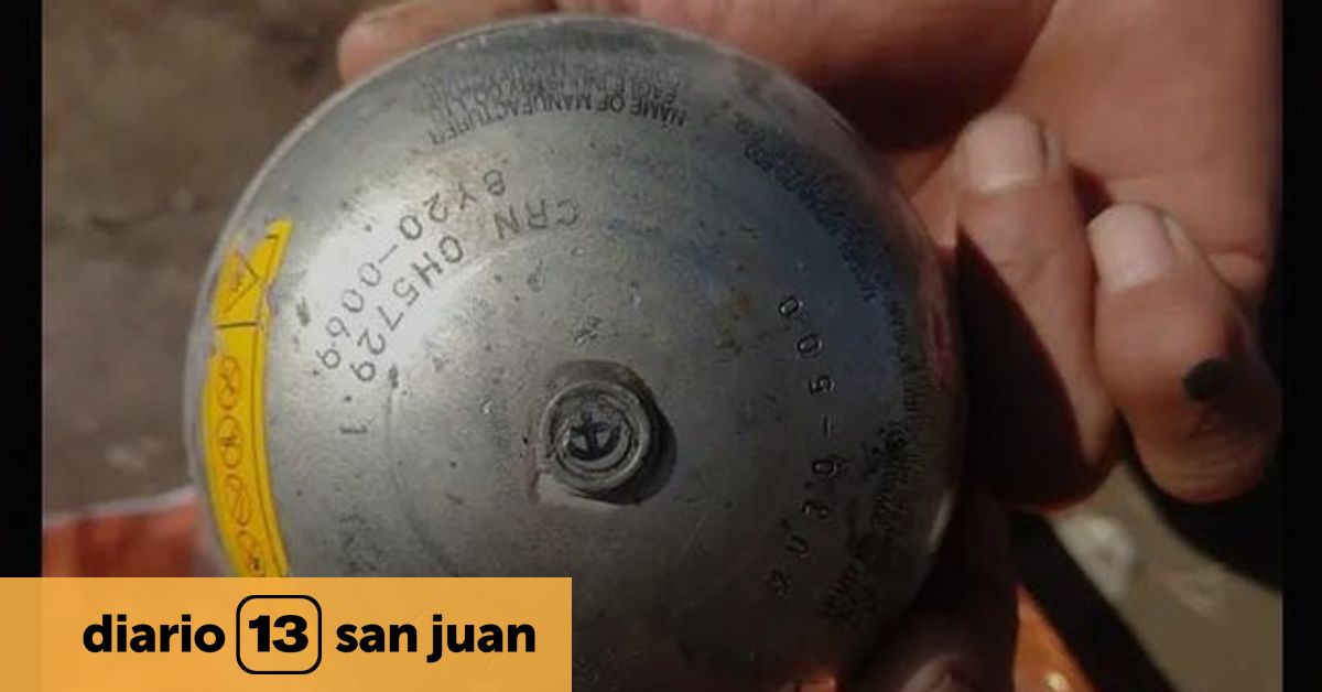 Operativo policial por el hallazgo de un explosivo en Caucete