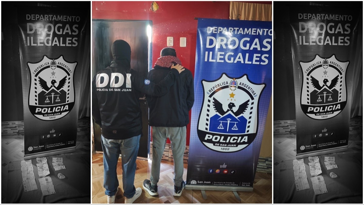 Operativo por narcotrafico en sectores vinculados a Chimbas y Gran San Juan