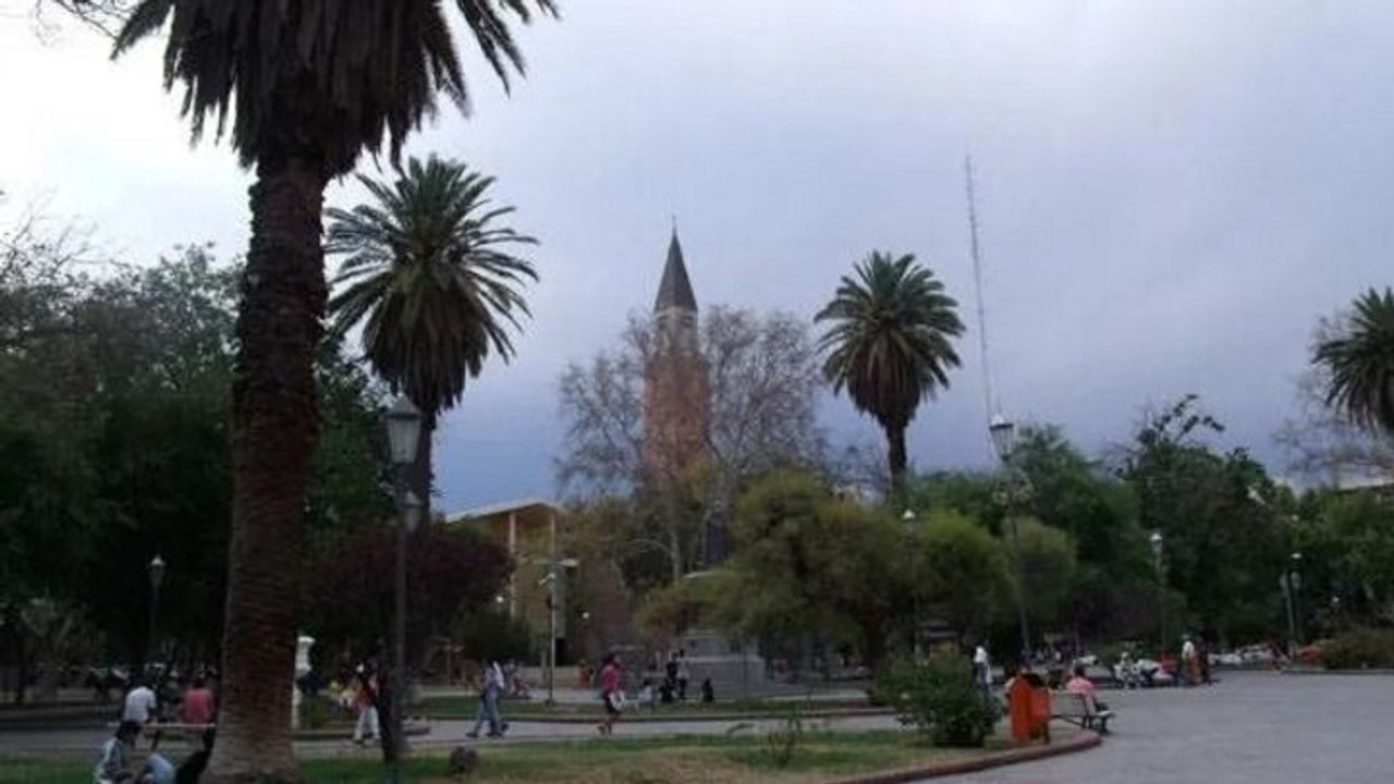 Panoramica de una mañana fria y parcialmente nublada en San Juan