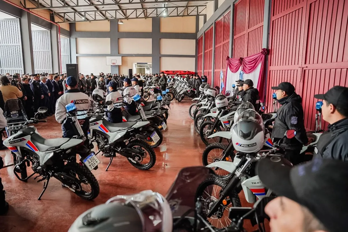 Nuevas motocicletas incorporadas por la Policia de San Juan