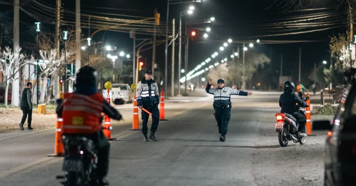 Operativo de seguridad vial y transito en San Juan