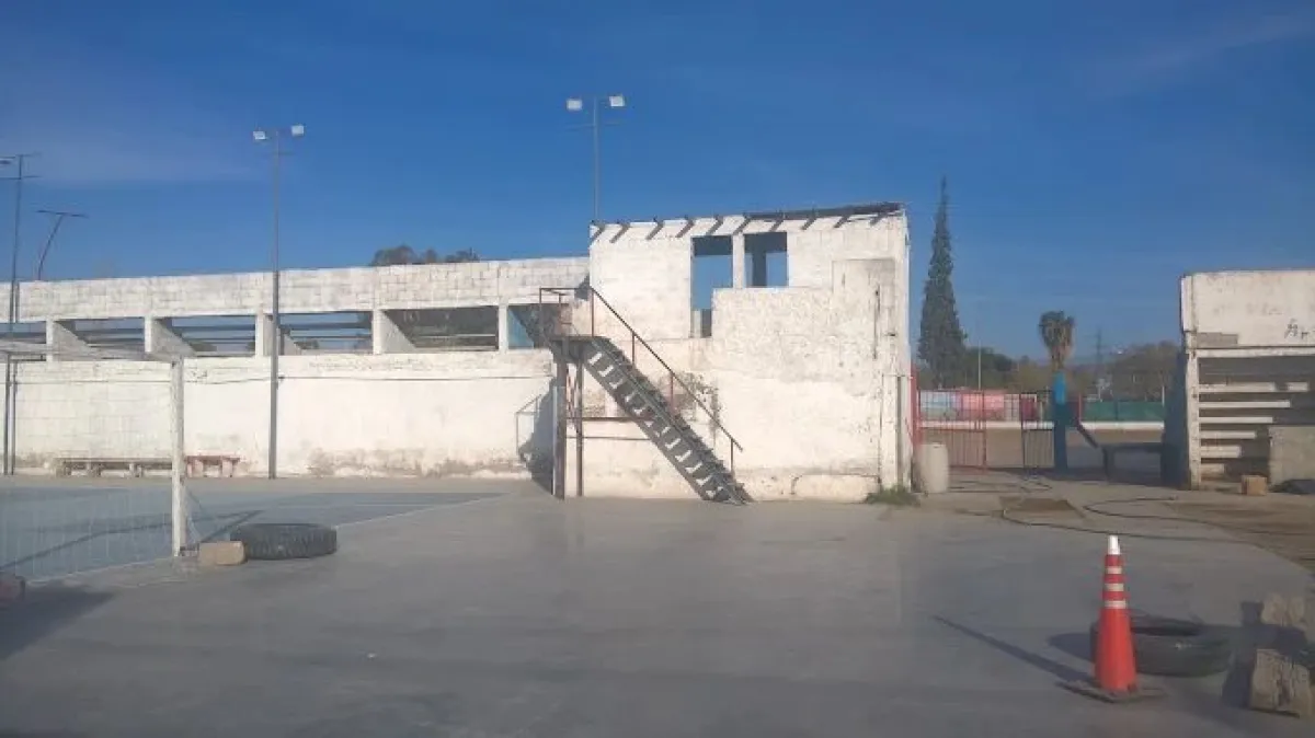 Instalaciones del Club Villa Obrera, en una fotografía difundida por 0264Noticias.