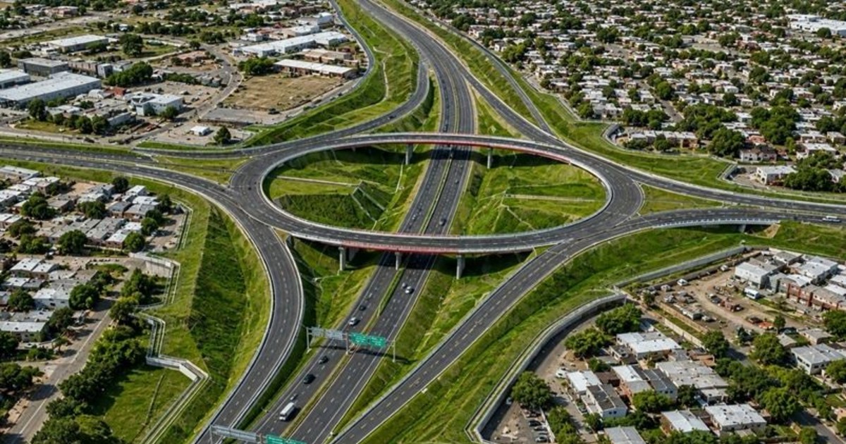 Imagen del proyecto del nodo vial del Acceso Sur difundida por Tiempo de San Juan