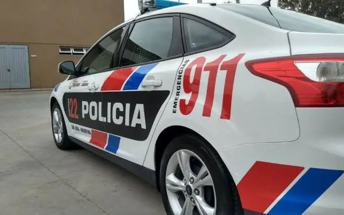 Fotografía publicada por El Zonda para informar sobre la intervención policial en Chimbas