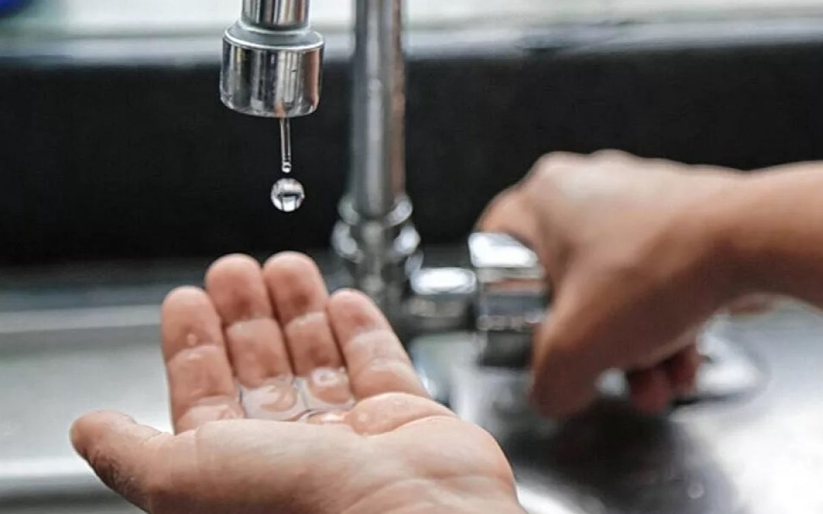 Trabajos vinculados a la red de agua potable en Chimbas