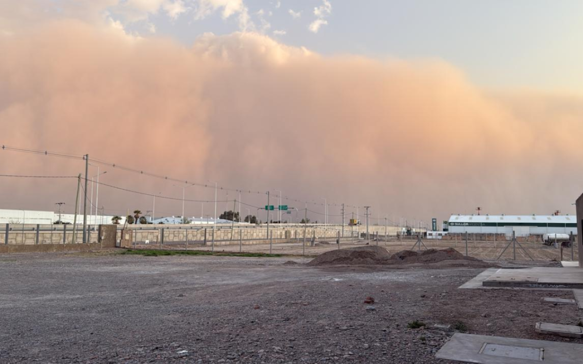 Viento Sur y cielo inestable en San Juan durante el sabado 13 de junio