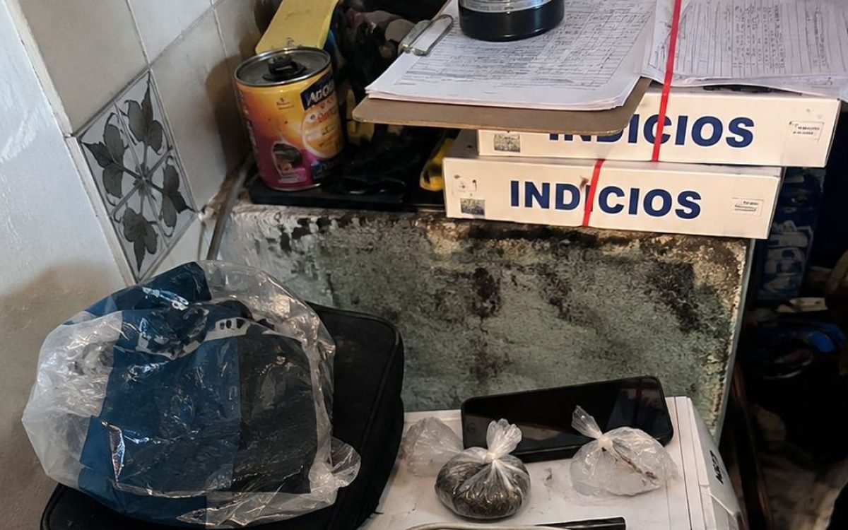 Armas, municiones y plantas de marihuana secuestradas durante un allanamiento en Chimbas