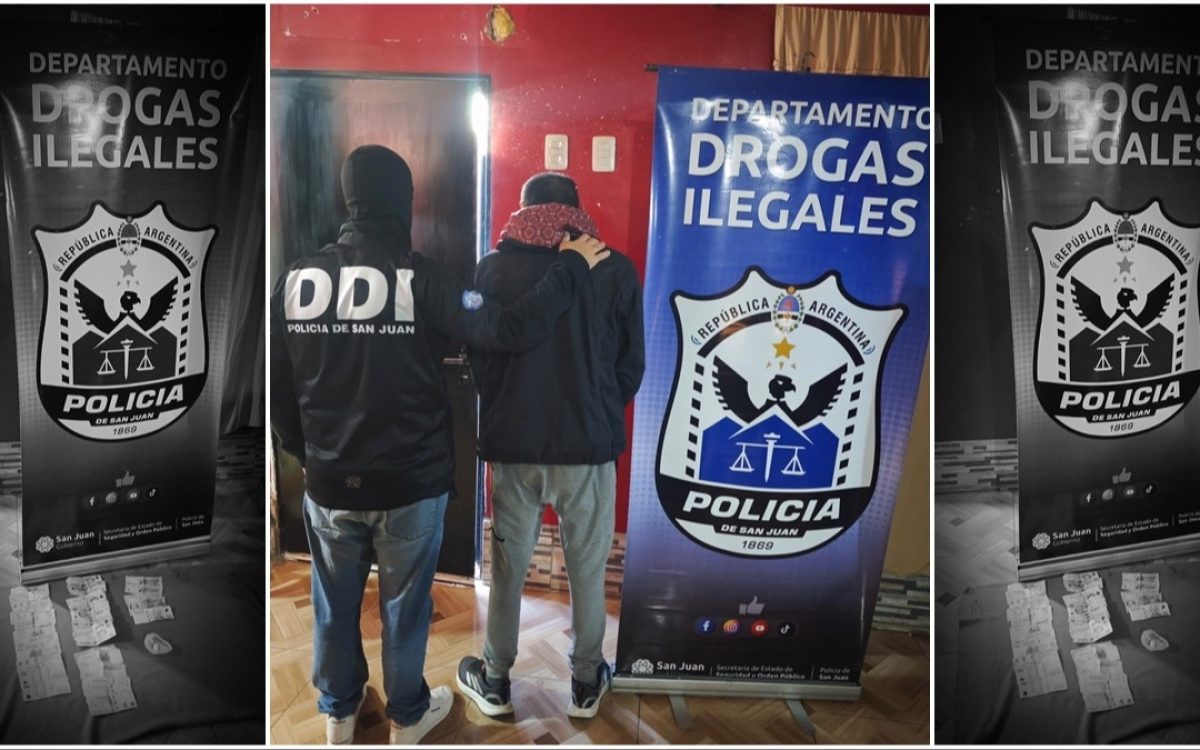 Operativo por narcotrafico en sectores vinculados a Chimbas y Gran San Juan