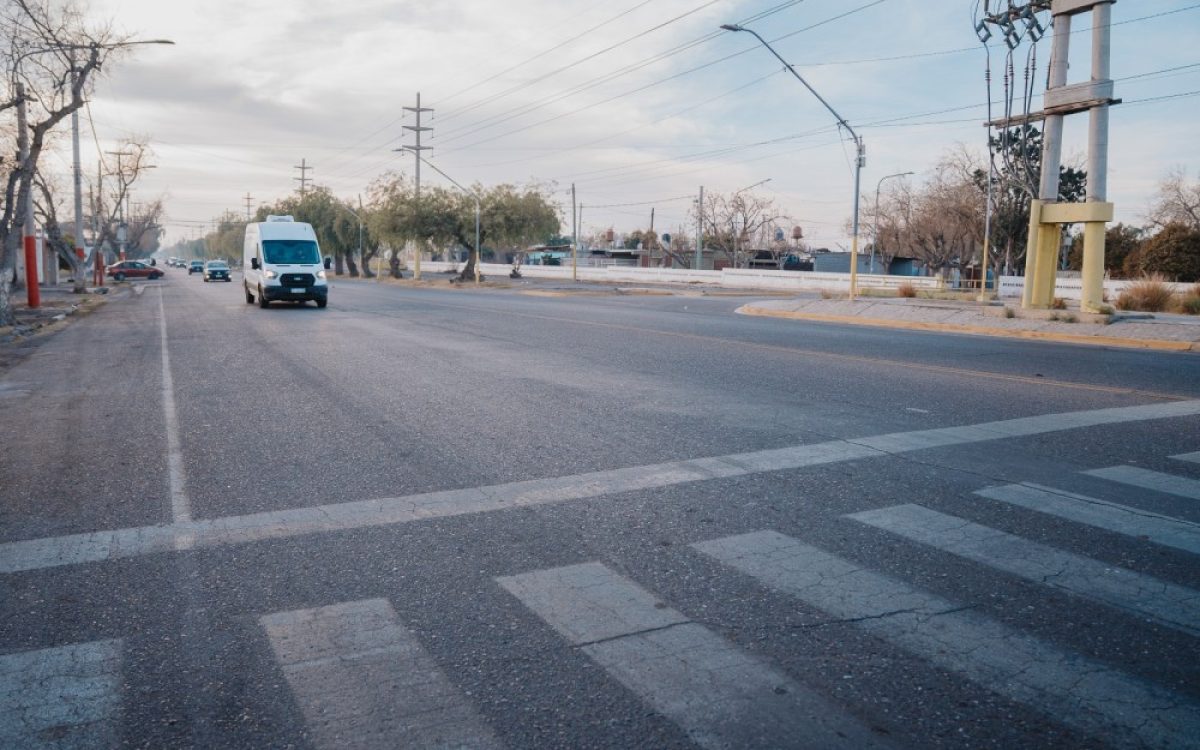 Avenida Benavídez, corredor vial que une Chimbas con otros departamentos del Gran San Juan