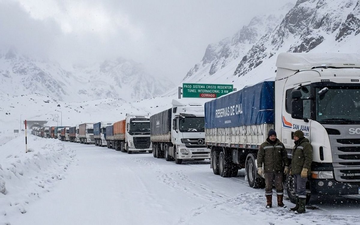Actividad calera sanjuanina afectada por el cierre del paso internacional