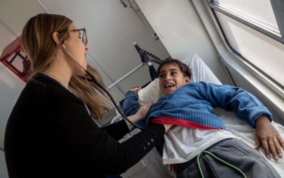 Centro de Abordaje Kevin, donde se realizara el operativo integral de salud en Chimbas