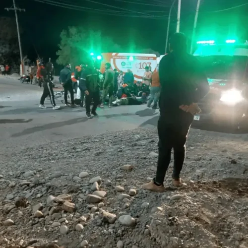 Choque entre dos motos en Chimbas en la esquina de Cipolletti y Nueva Argentina