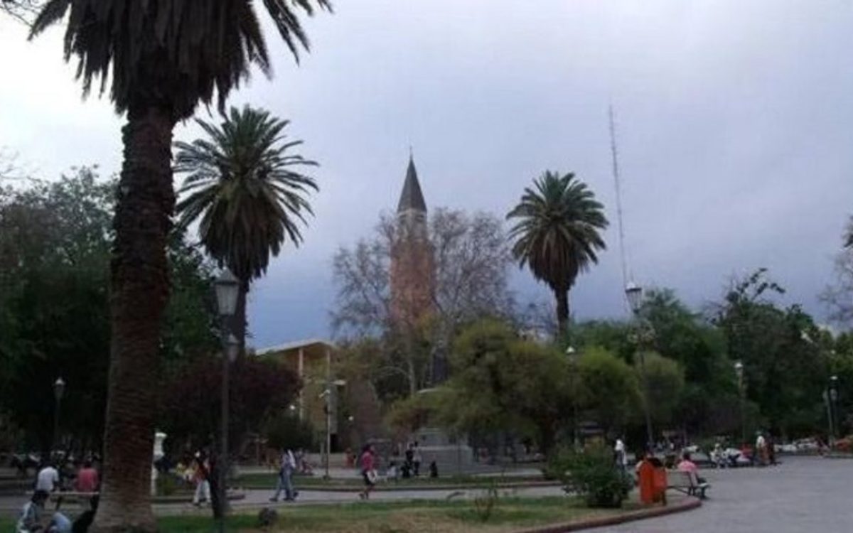 Panoramica de una mañana fria y parcialmente nublada en San Juan