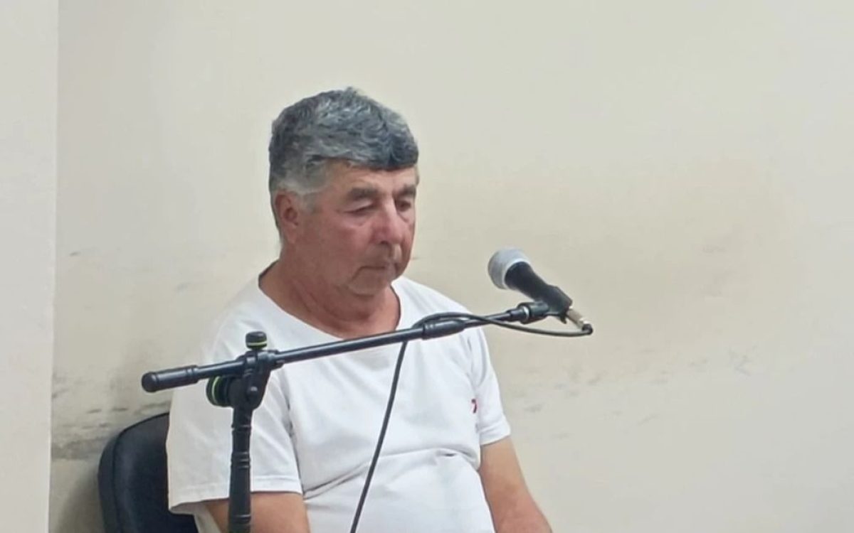 Antonio Ceferino Silva durante una audiencia judicial por incumplir la inhabilitación para conducir