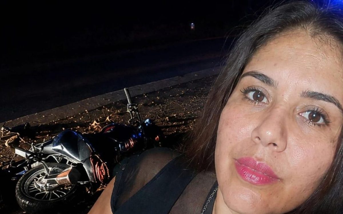 Florencia Carbajal, vecina de Chimbas, durante su recuperacion tras un grave accidente vial