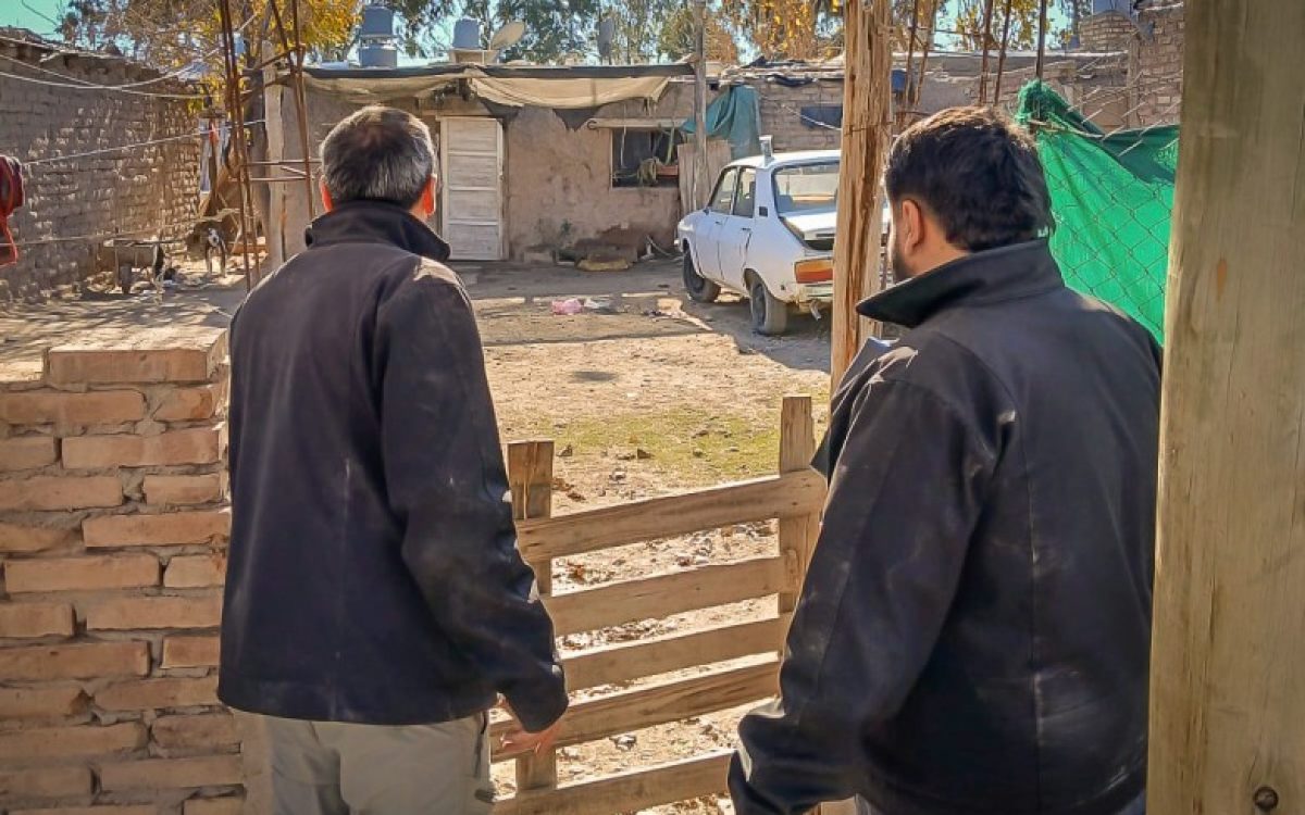 Operativo preventivo por bajas temperaturas en sectores vulnerables de San Juan