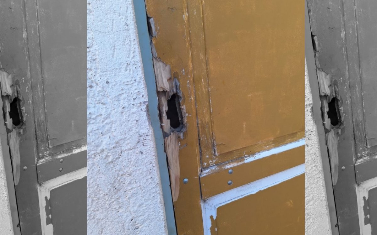Intervención policial en una vivienda del Barrio 2 de Abril de Chimbas