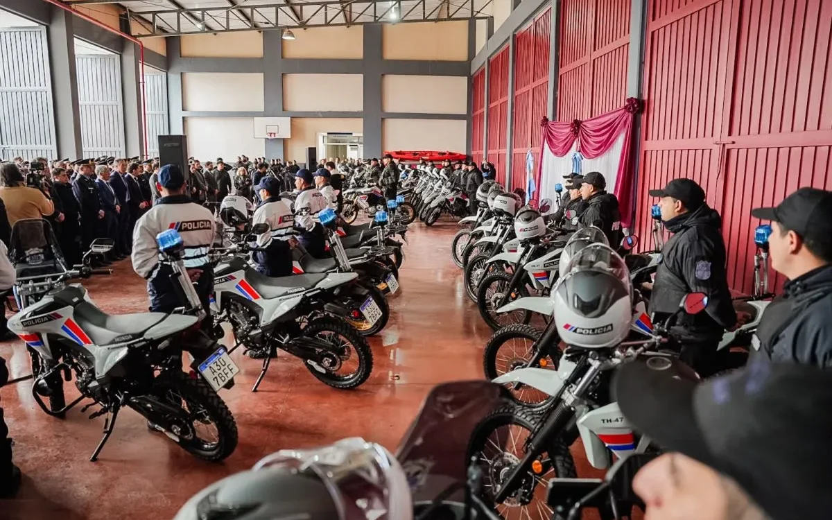 Nuevas motocicletas incorporadas por la Policia de San Juan