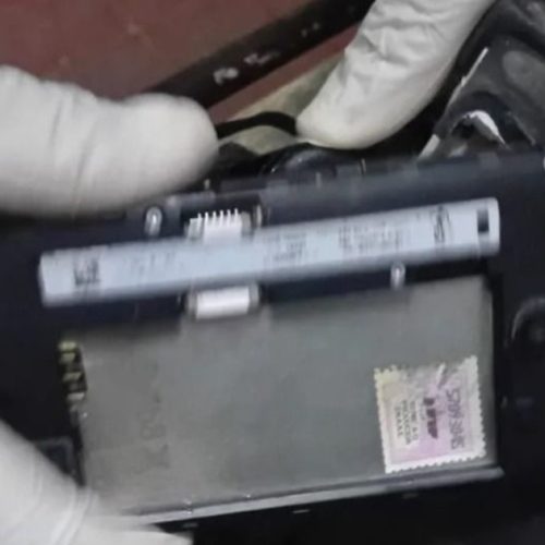Elementos secuestrados en el acceso al Penal de Chimbas durante una jornada de visitas