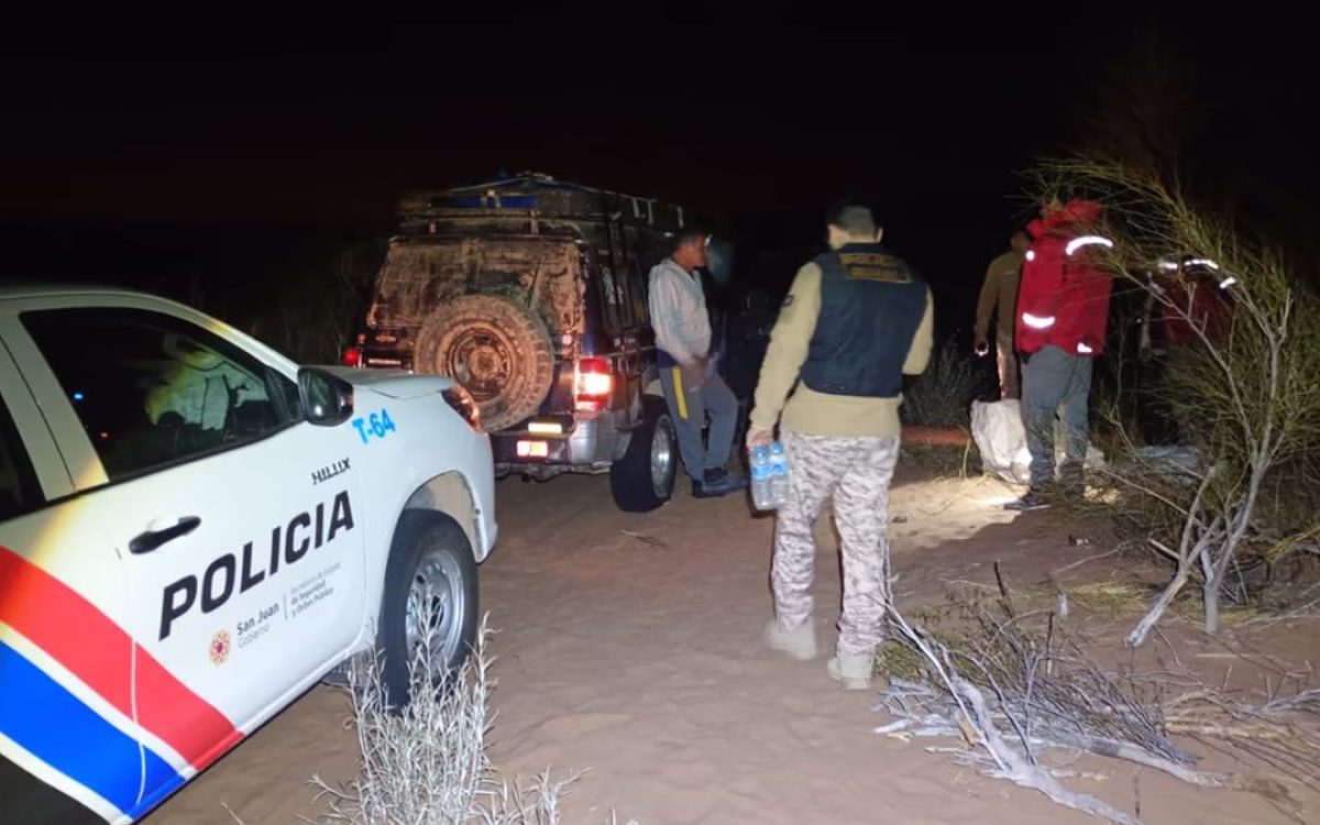 Operativo de rescate a una familia de Chimbas en una zona rural de San Juan