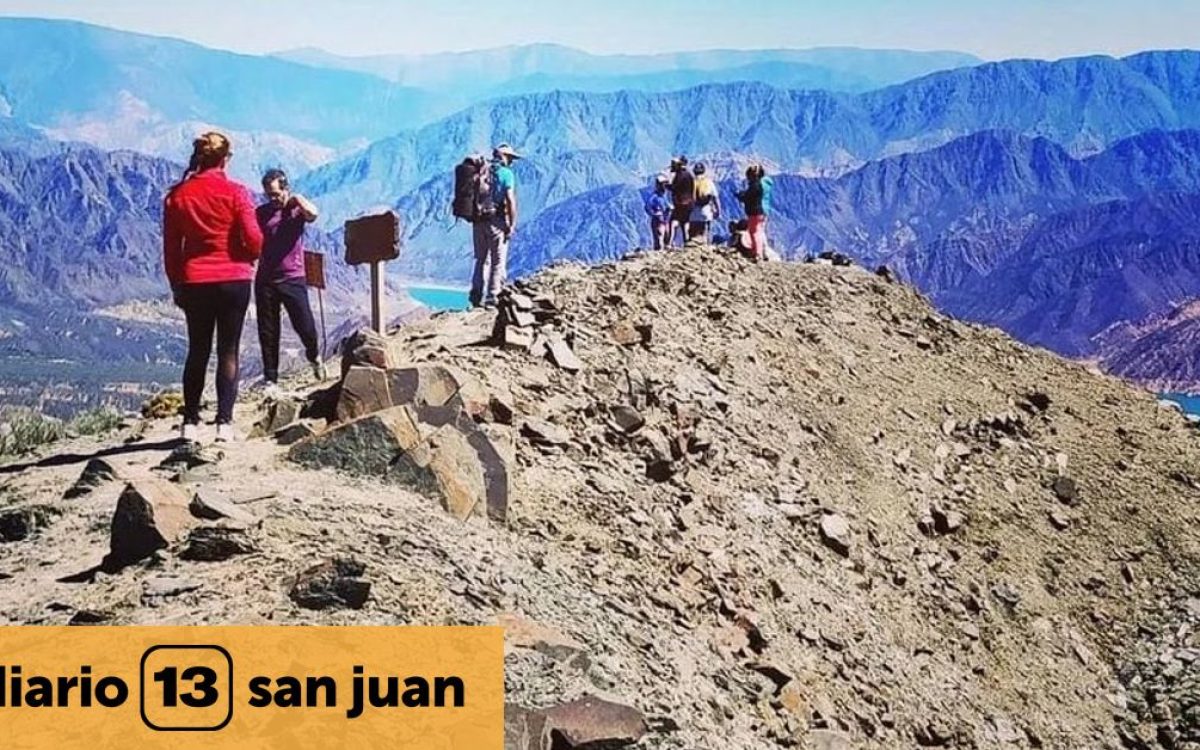 Rescate de turistas en los cerros de Ullum