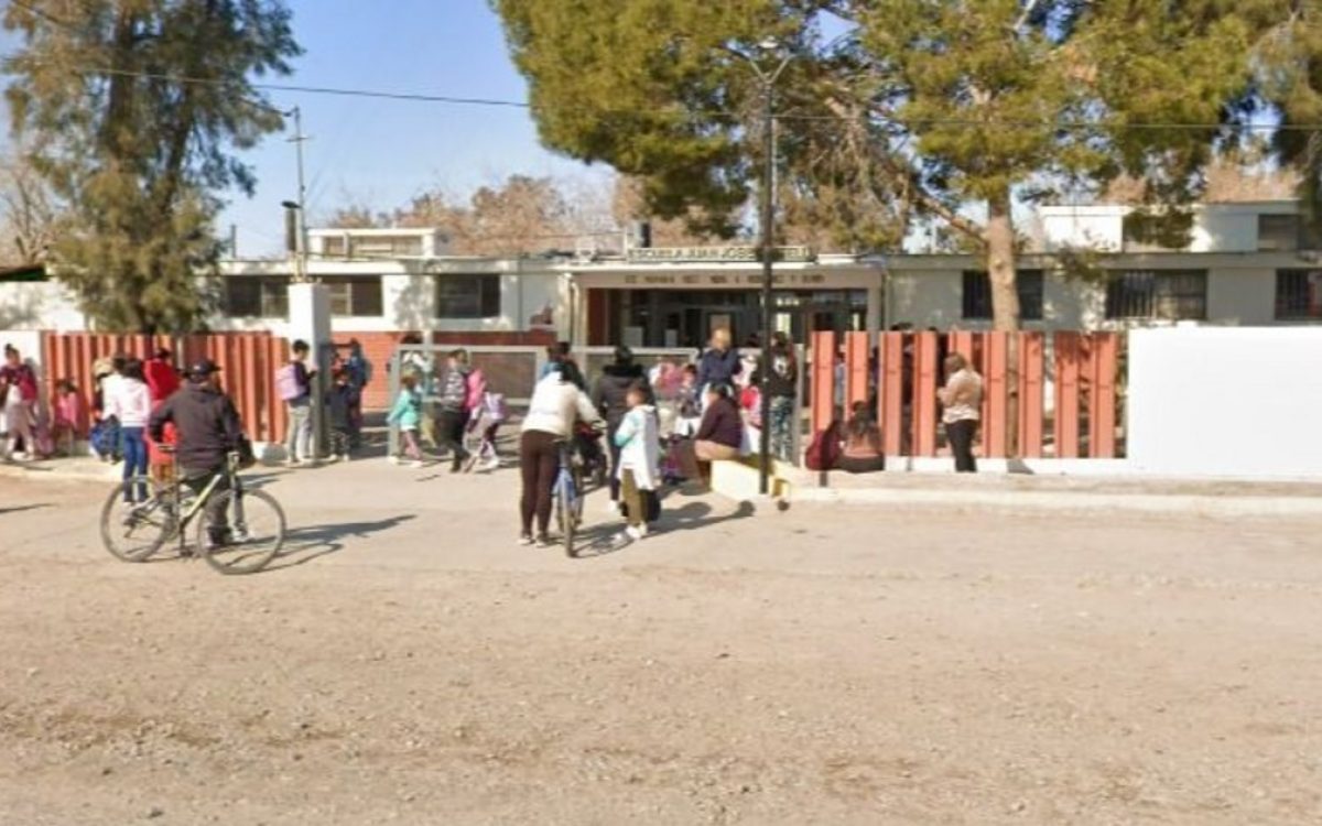 Ingreso a una escuela de Rivadavia tras un robo denunciado este lunes
