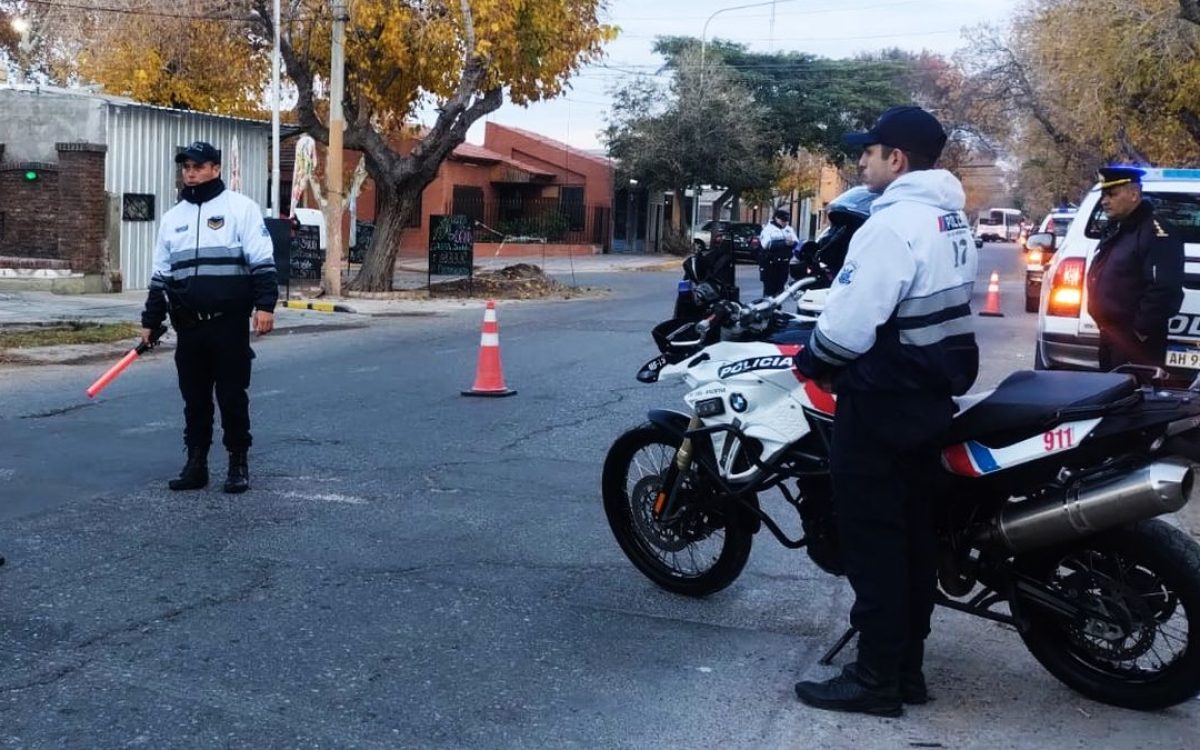 Operativo de control vial en San Juan
