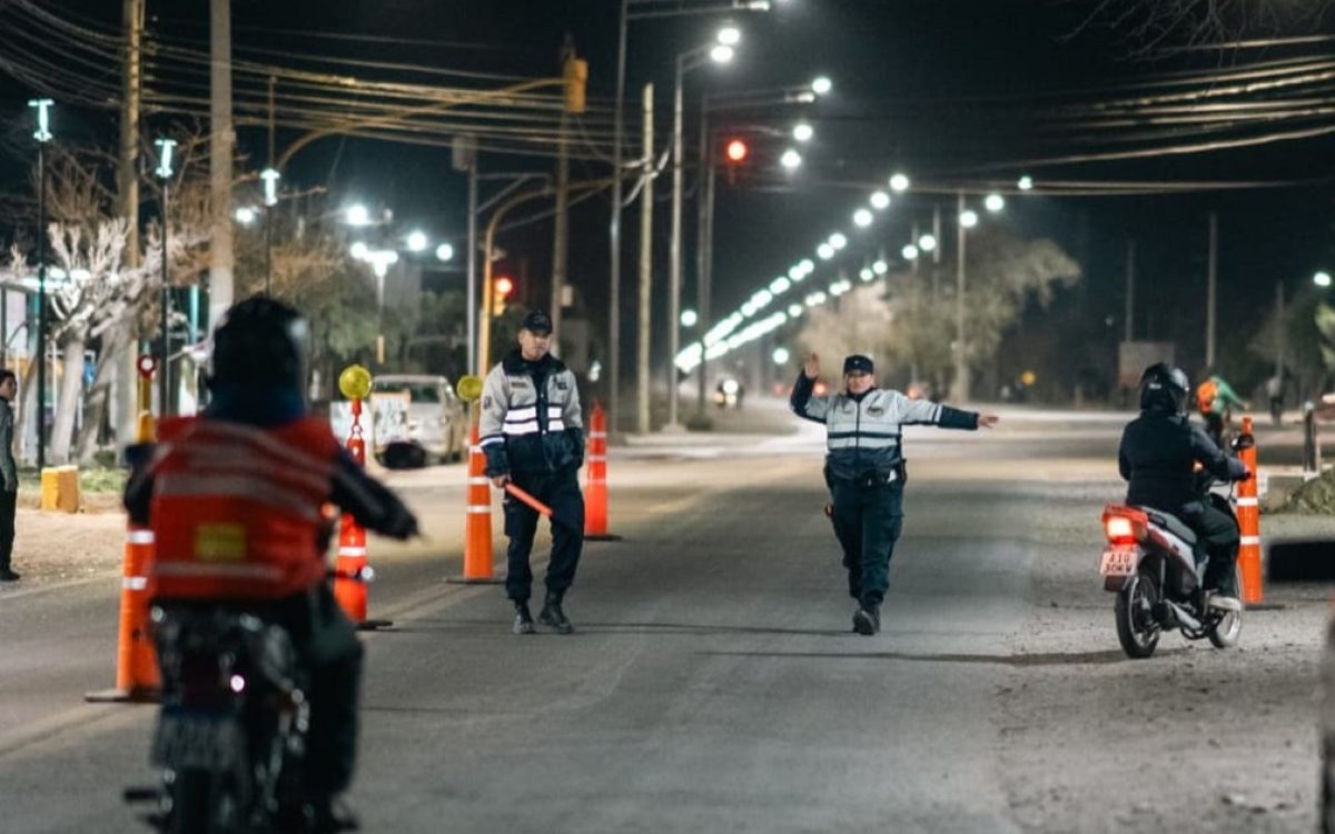 Operativo de seguridad vial y transito en San Juan